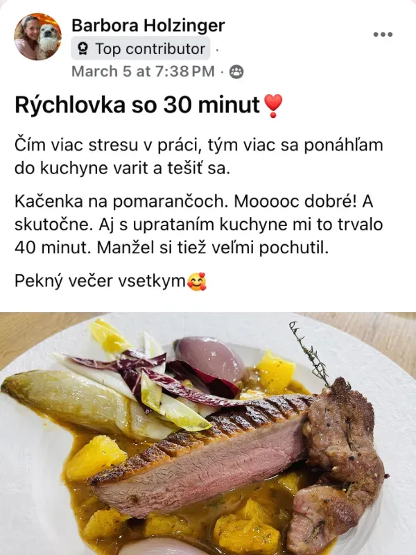 Recenze z Facebooku